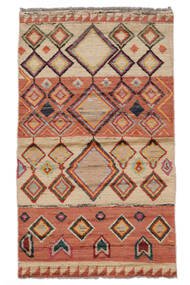 83X145 Koberec Moroccan Berber - Afghanistan Moderní Hnědá/Tmavě Červená (Vlna, Afghánistán) Carpetvista