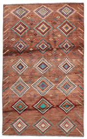  Moroccan Berber - Afghanistan 109X175 울 러그 다크 레드/갈색 소 Carpetvista