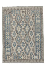 148X200 絨毯 オリエンタル キリム アフガン オールド スタイル ダークグレー/ダークイエロー (ウール, アフガニスタン) Carpetvista