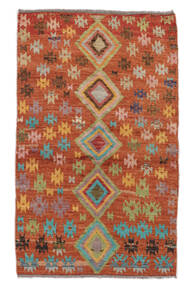  88X144 Moroccan Berber - Afghanistan Matto Tummanpunainen/Ruskea Afganistan Carpetvista