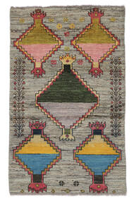  Moroccan Berber - Afghanistan 85X140 Wool Rug Brown/Dark Yellow Small Carpetvista
