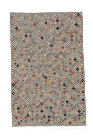 131X202 絨毯 オリエンタル キリム アフガン オールド スタイル ダークイエロー/茶色 (ウール, アフガニスタン) Carpetvista