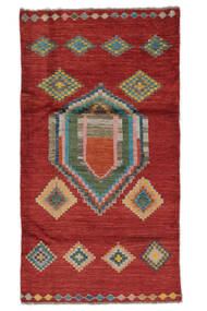  Moroccan Berber - Afghanistan 101X185 ウール 絨毯 ダークレッド/ダークグリーン 小 Carpetvista