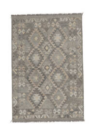  Kilim Afegão Old Style Tapete 118X175 Lã Castanho/Cinza Escuro Pequeno Carpetvista