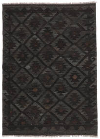 128X174 Kilim Ariana Rug Modern Black (Wool, Afghanistan) Carpetvista
