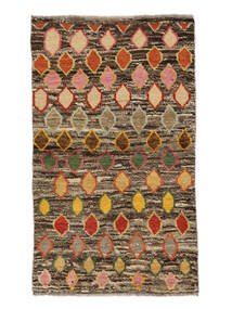  Moroccan Berber - Afghanistan 83X140 Wool Rug Brown/Black Small Carpetvista