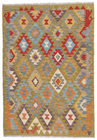  119X172 Small Kilim Afghan Old Style Rug Wool, Carpetvista
