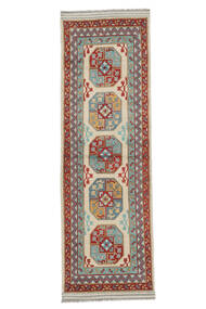  Orientalisk Afghan Fine 81X255 Hallmatta Mörkröd/Beige Ull, Afghanistan Carpetvista