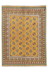 155X205 Afghan Fine Teppich Orientalischer Braun/Orange (Wolle, Afghanistan) Carpetvista