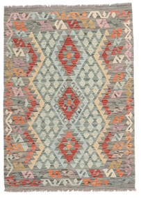 絨毯 オリエンタル キリム アフガン オールド スタイル 105X148 ダークイエロー/茶色 (ウール, アフガニスタン)