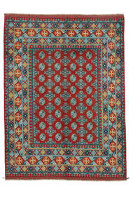  Oriental Afghan Fine Rug 178X233 Dark Red/Dark Green Wool, Afghanistan Carpetvista