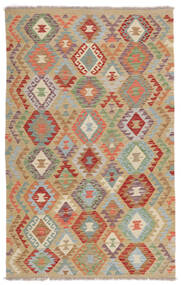  116X206 Small Kilim Afghan Old Style Rug Wool, Carpetvista