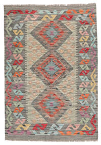 103X147 Kilim Afghan Old Style Rug Oriental Dark Yellow/Brown (Wool, Afghanistan) Carpetvista