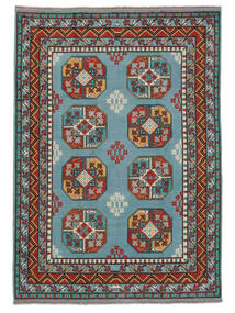  Orientalisk Afghan Fine Matta 210X295 Mörkturkos/Svart Ull, Afghanistan Carpetvista