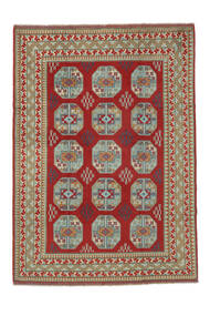  Orientalsk Afghan Fine Teppe 204X286 Mørk Rød/Brun Ull, Afghanistan Carpetvista