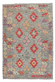  Oriental Kilim Afghan Old Style Rug 105X151 Brown/Green Wool, Afghanistan Carpetvista