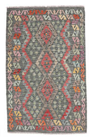  Itämainen Kelim Afghan Old Style Matot Matto 100X156 Tummankeltainen/Ruskea Villa, Afganistan Carpetvista
