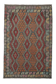  196X297 Kilim Afghan Old Style Rug Wool, Carpetvista