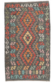  Kilim Afghan Old Style Rug 98X166 Brown/Black Carpetvista