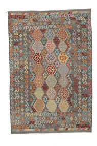  198X293 Kilim Afghan Old Style Rug Wool, Carpetvista