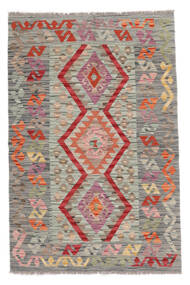 絨毯 キリム アフガン オールド スタイル 98X149 茶色/オレンジ (ウール, アフガニスタン)