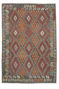  198X287 Kilim Afghan Old Style Rug Wool, Carpetvista