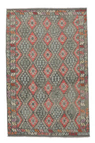  Kelim Afghan Old Stil Teppich 197X307 Dunkelgelb/Braun Carpetvista