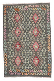  98X148 Kilim Afghan Old Style Rug Brown/Black Afghanistan Carpetvista