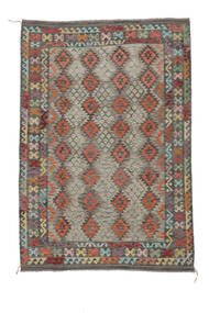 201X288 絨毯 オリエンタル キリム アフガン オールド スタイル ダークイエロー/茶色 (ウール, アフガニスタン) Carpetvista