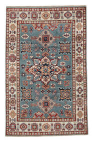 119X189 Kazak Fine Teppich Orientalischer Dunkelrot/Braun (Wolle, Afghanistan) Carpetvista