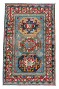  Orientalisk Kazak Fine Matta 118X180 Mörkröd/Mörkgrön Ull, Afghanistan Carpetvista