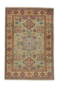  Oriental Kazak Fine Rug 118X174 Brown/Dark Yellow Wool, Afghanistan Carpetvista