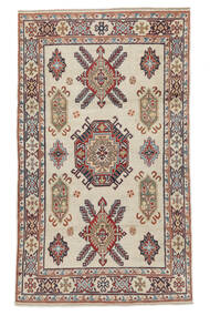 112X192 Kazak Fine Rug Oriental Brown/Yellow (Wool, Afghanistan) Carpetvista