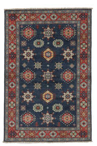  Oriental Kazak Fine Rug 98X151 Black/Dark Red Wool, Afghanistan Carpetvista