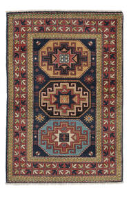  99X146 Medallion Small Kazak Fine Rug Wool, Carpetvista