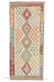 88X199 Small Kilim Afghan Old Style Rug Wool, Carpetvista