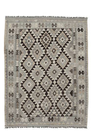 Kelim Afghan Old Stil Teppich 149X191 Dunkelgelb/Braun Wolle, Afghanistan Carpetvista