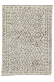 Kelim Afghan Old Stil Teppich 152X200 Dunkelgelb/Gelb Wolle, Afghanistan Carpetvista