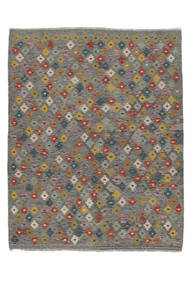 絨毯 オリエンタル キリム アフガン オールド スタイル 156X198 ダークイエロー/茶色 (ウール, アフガニスタン)