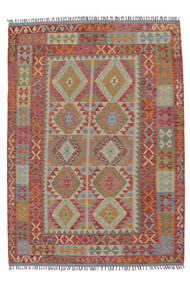 184X256 Dywan Kilim Afgan Old Style Orientalny Ciemnoczerwony/Brunatny (Wełna, Afganistan) Carpetvista