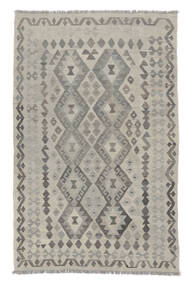 Kelim Afghan Old Stil Teppich 125X199 Dunkelgelb/Gelb Wolle, Afghanistan Carpetvista