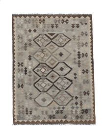 146X199 絨毯 オリエンタル キリム アフガン オールド スタイル 茶色/オレンジ (ウール, アフガニスタン) Carpetvista
