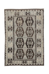 絨毯 オリエンタル キリム アフガン オールド スタイル 143X184 オレンジ/茶色 (ウール, アフガニスタン)