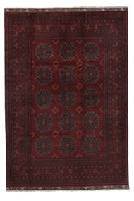 208X295 絨毯 オリエンタル アフガン Khal Mohammadi ブラック (ウール, アフガニスタン) Carpetvista