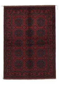 Afghan Khal Mohammadi Teppich 172X236 Schwarz/Dunkelrot Wolle, Afghanistan Carpetvista