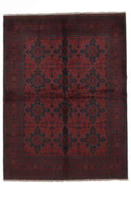  Afegão Khal Mohammadi Tapete 176X229 Lã Preto/Vermelho Escuro Carpetvista
