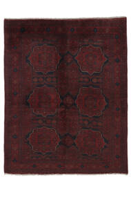 146X190 Afghan Khal Mohammadi Teppich Orientalischer Schwarz (Wolle, Afghanistan) Carpetvista