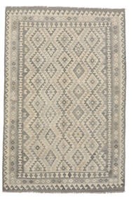 200X295 Kilim Afghan Old Style Rug Oriental Orange/Beige (Wool, Afghanistan) Carpetvista