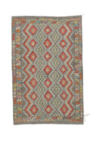  Oosters Kelim Afghan Old Style Vloerkleed 200X300 Donker Geel/Bruin Wol, Afghanistan Carpetvista