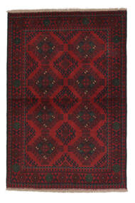 100X148 Afghan Khal Mohammadi Vloerkleed Oosters Zwart/Donkerrood (Wol, Afghanistan) Carpetvista